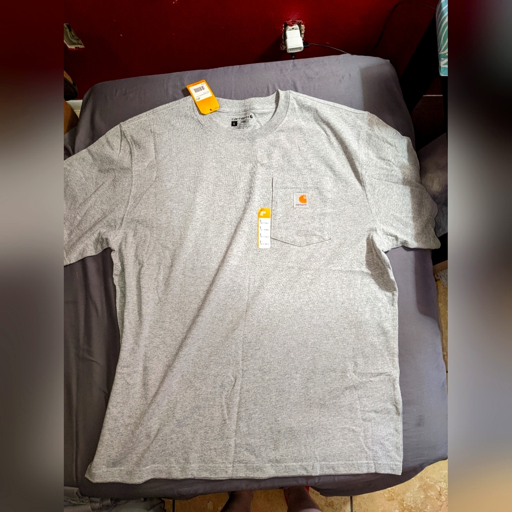 Loose fitting heavyweight short sleeve shirt